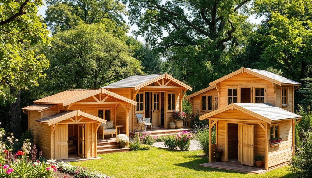 Alpholz Holz-Gartenhaus Modelle