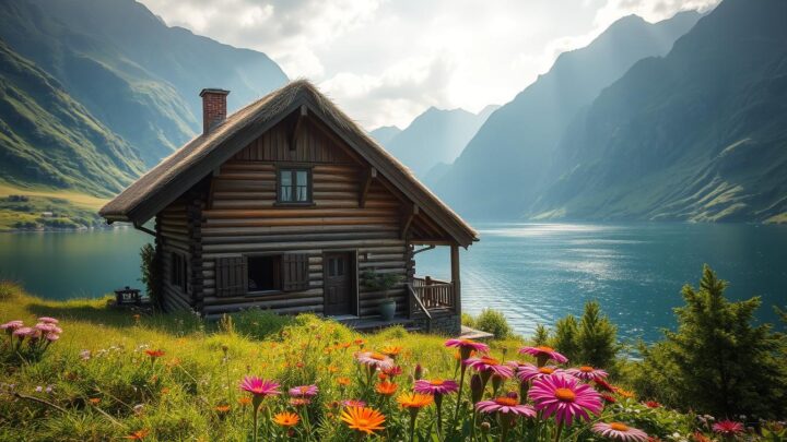 Holzhäuschen von Fjordholz