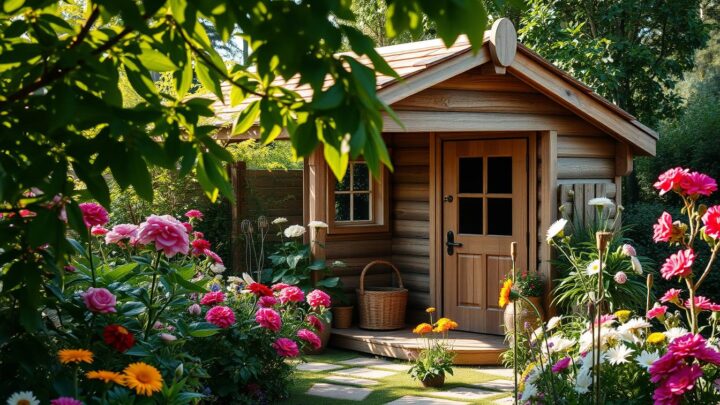 Holzhaus 3×3 – Gemütliches Gartenhaus für die Familie