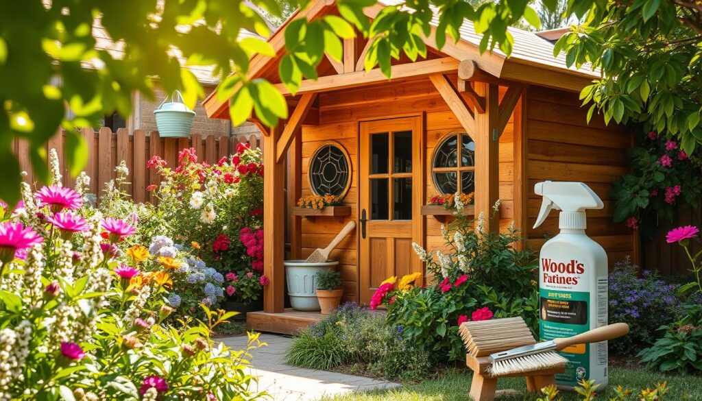 Holzschutz Gartenhaus Wartung