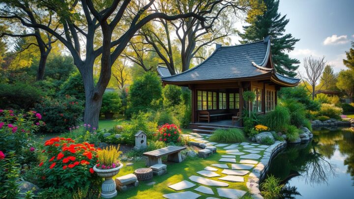 Teehaus als Gartenhaus – Entspannung im Grünen