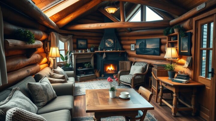 Kleines Holzhäuschen gemütlich einrichten: Wohlfühltipps