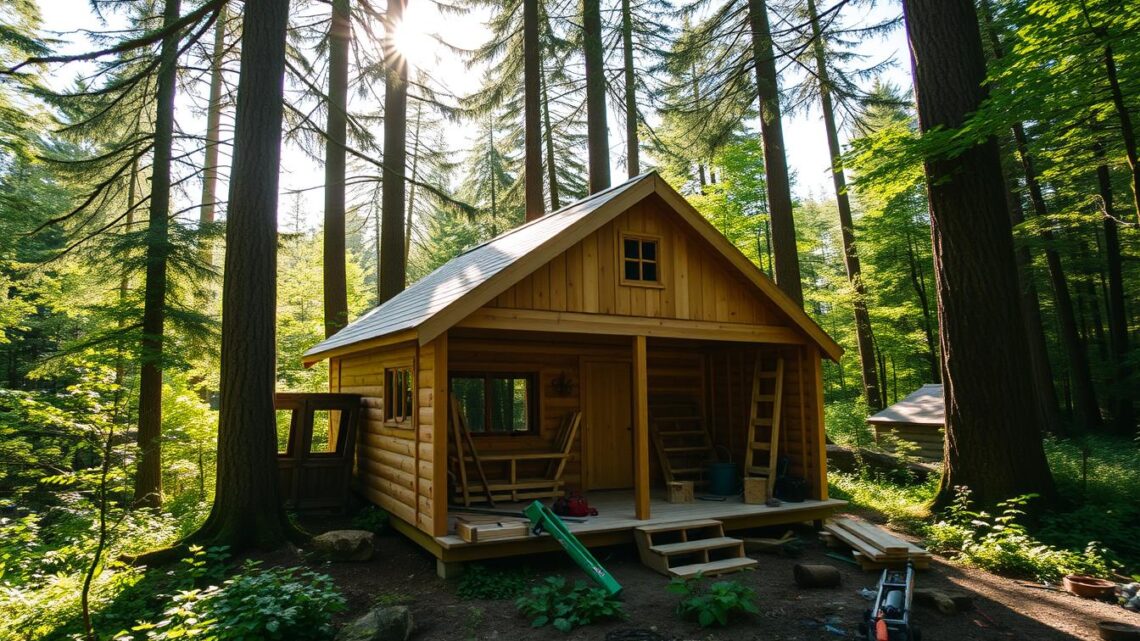 Holzhäuschen selbst bauen – Anleitung