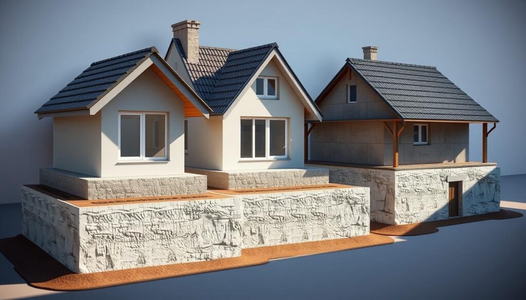 Dachformen und Fundament Dachformen und Fundament