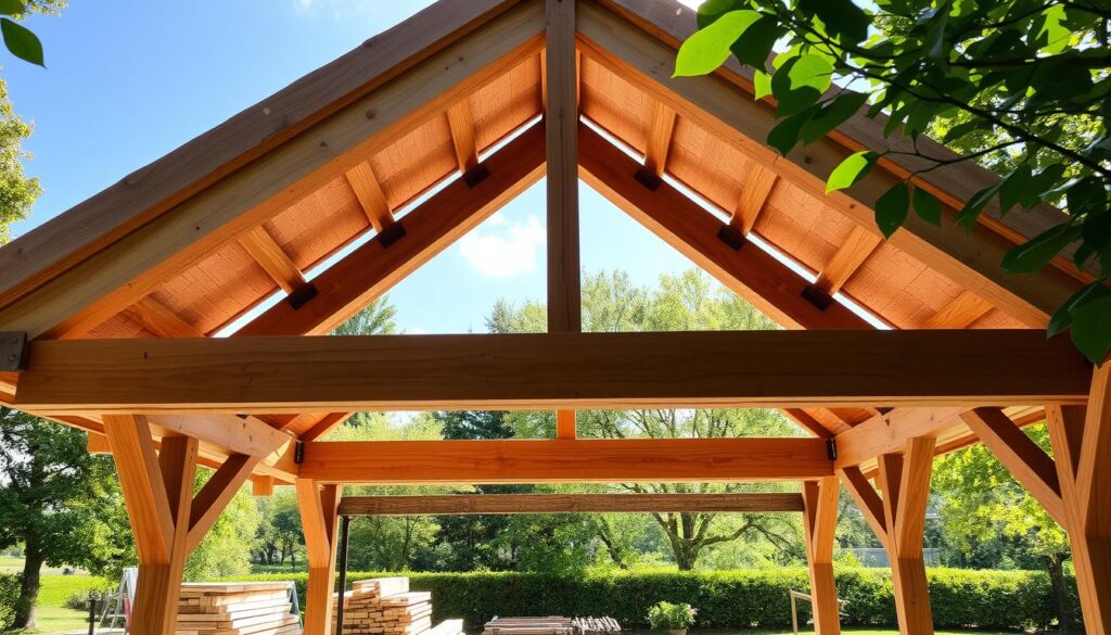 Dachkonstruktion erstellen Dachkonstruktion erstellen