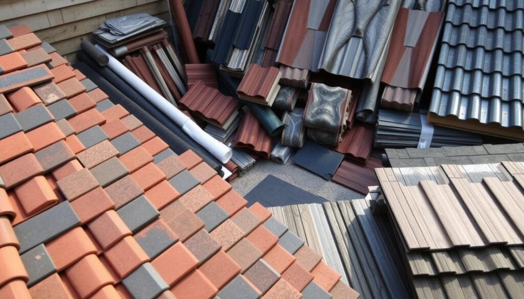 Materialien für Dacheindeckung