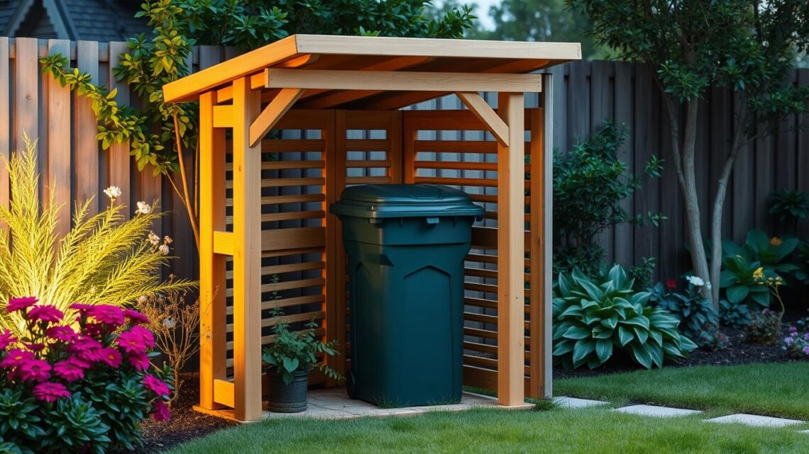 Mülltonnenbox selber bauen – DIY Anleitung & Tipps