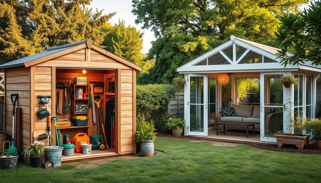 Nutzungsvarianten Gartenhaus und Geräteschuppen Nutzungsvarianten Gartenhaus und Geräteschuppen