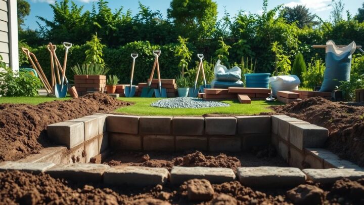 Wie tief muss das Fundament für ein Gartenhaus sein?
