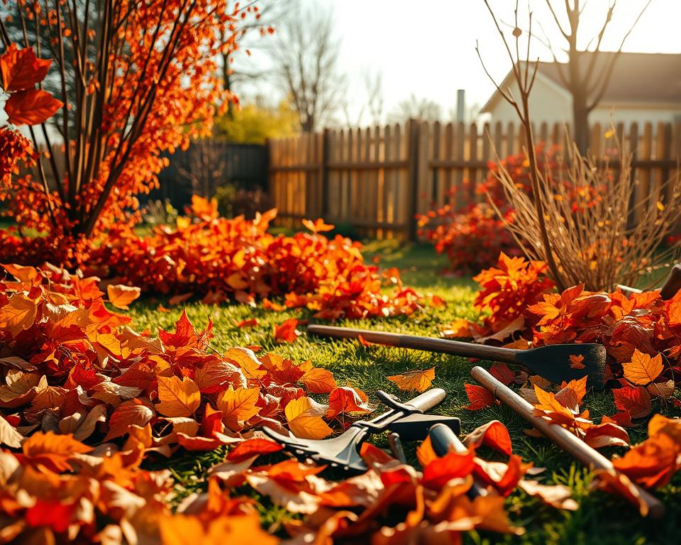 Herbstliche Gartenpflege