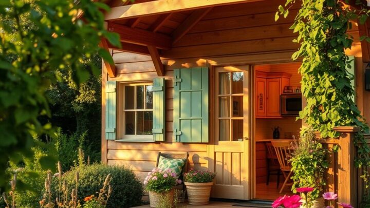 Im Gartenhaus wohnen: Die perfekte Idylle