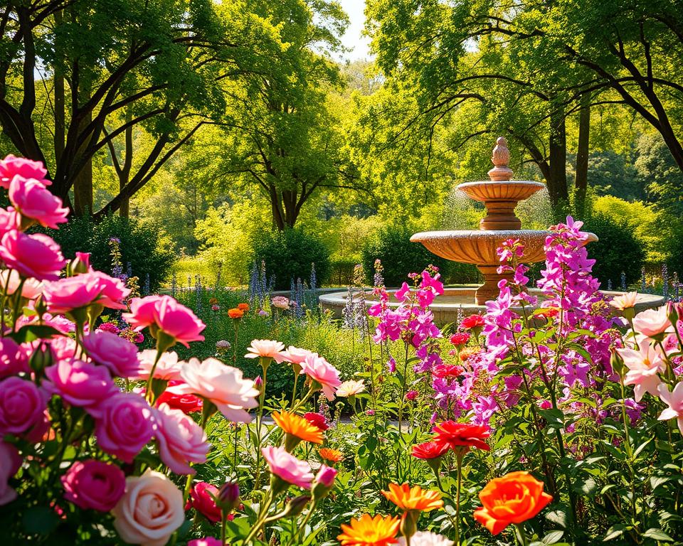 Sommergarten im Juni