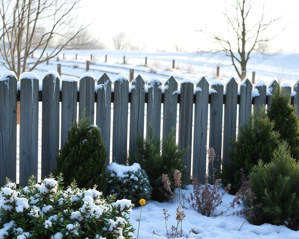 Winterlicher Gartenschutz