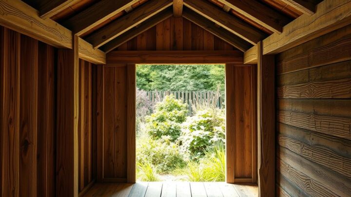 Eichen Schnittholz im Gartenhausbau – robust und langlebig
