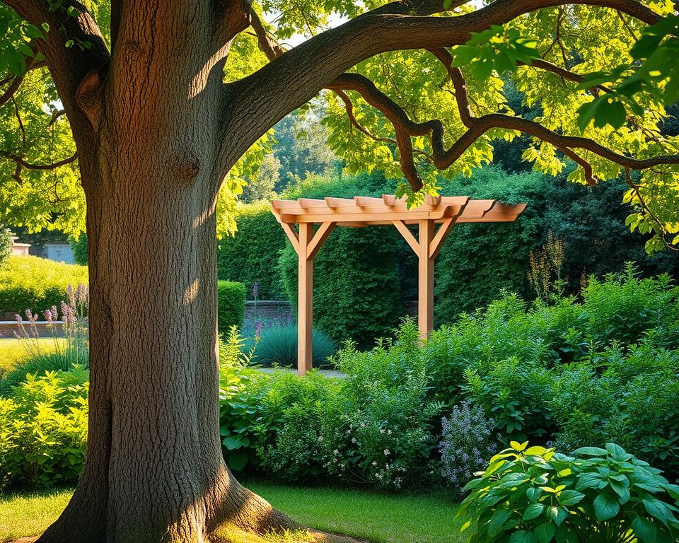 Nachhaltiges Eichenholz im Gartenbau