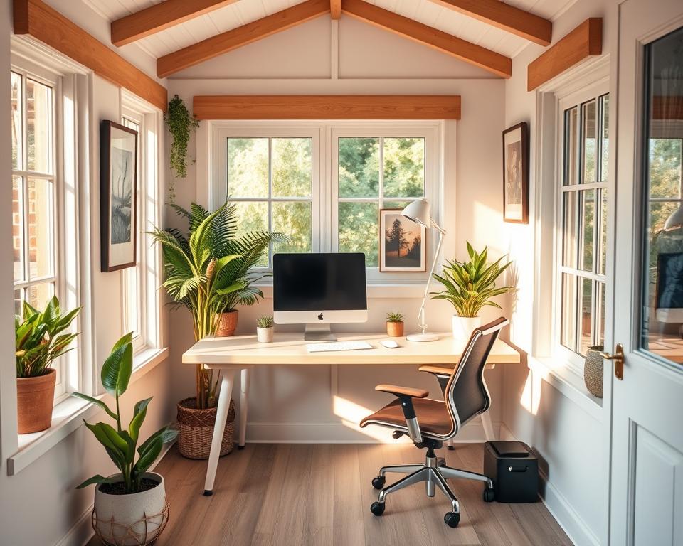 Ergonomischer Arbeitsplatz Gartenhaus Ergonomischer Arbeitsplatz Gartenhaus