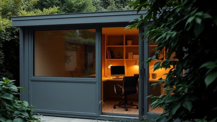 Multifunktionale Gartenhäuser: Vom Hobbyraum zum abhörsicheren Büro