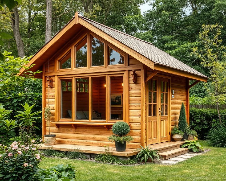 Gartenhaus Isolation und Wetterschutz