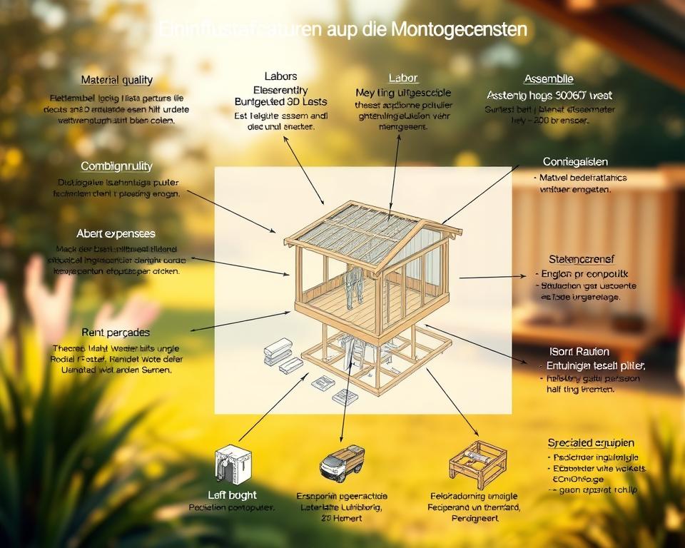 Einflussfaktoren auf die Montagekosten