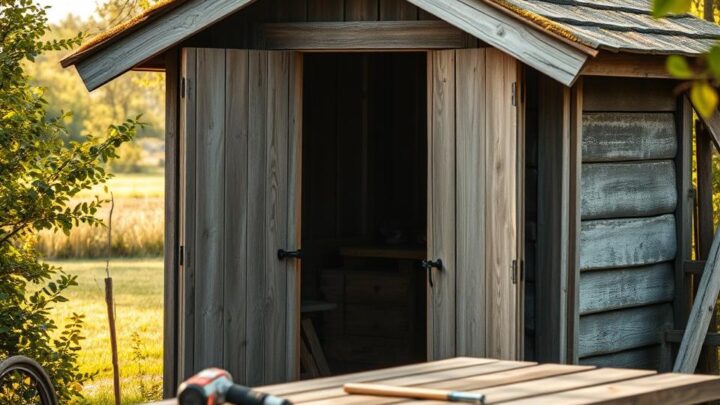 Anleitung: Gartenhaus Bretter austauschen leicht gemacht