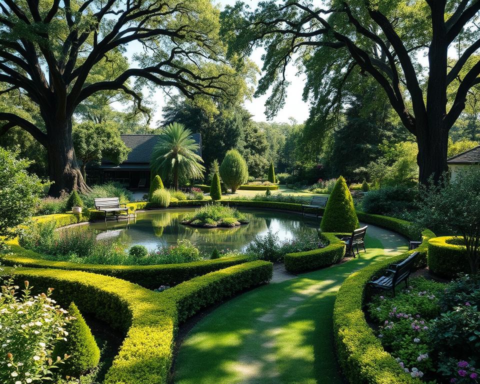 Nutzung vorhandener Strukturen im großen Garten