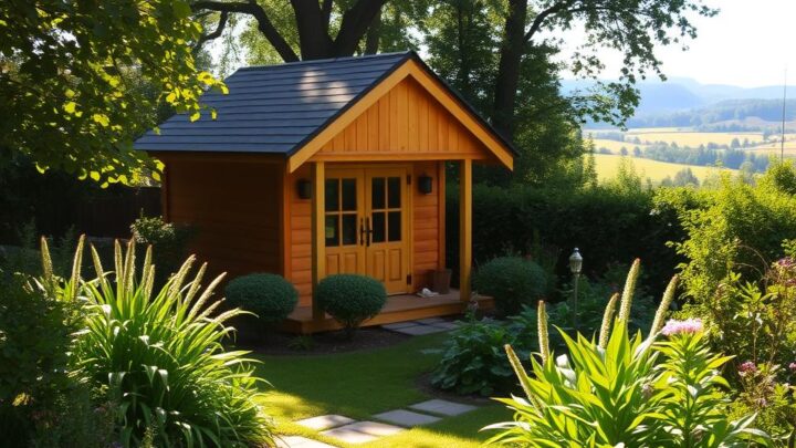 Ideale Standort für ein Gartenhaus: Ratgeber