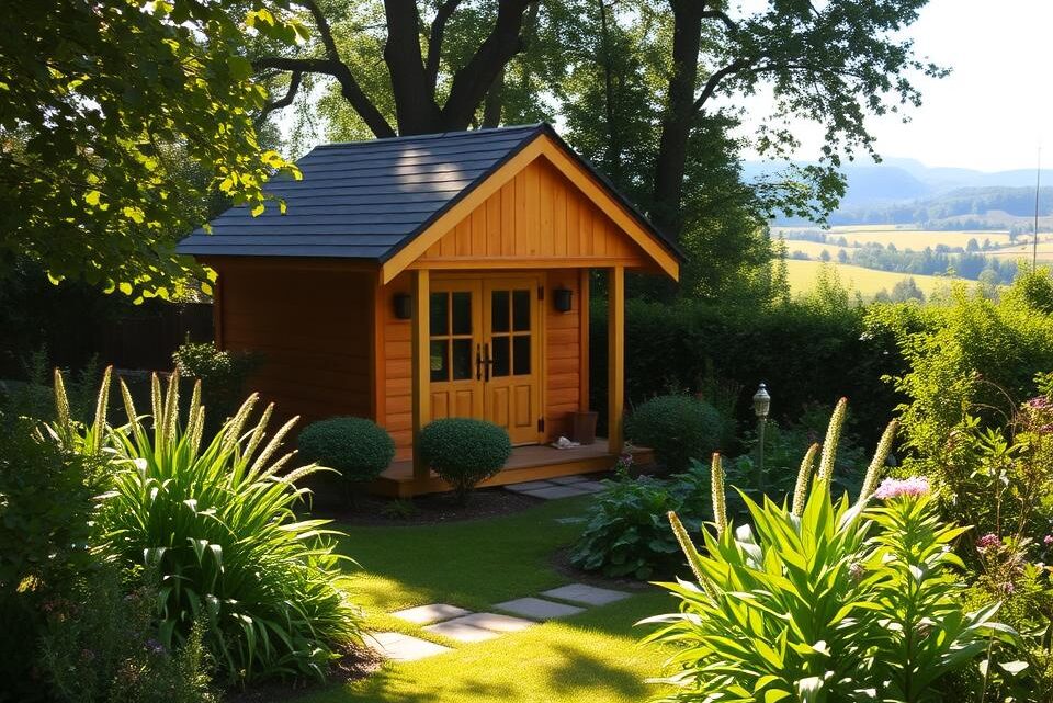 Ideale Standort für ein Gartenhaus: Ratgeber