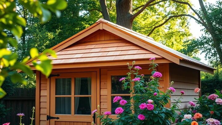 Was ist das beste Dach für ein Gartenhaus? Ratgeber und Tipps