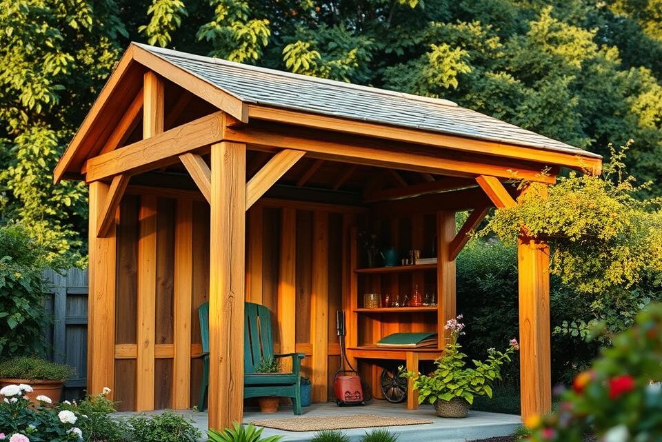 welche Balkenstärke für Gartenhaus?