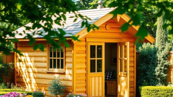 Welche Wandstärke sollte ein Gartenhaus haben?