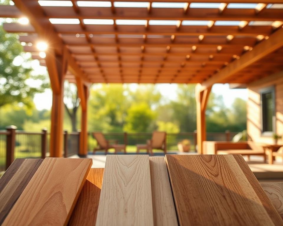 welches Holz für die Terrassenüberdachung welches Holz für die Terrassenüberdachung