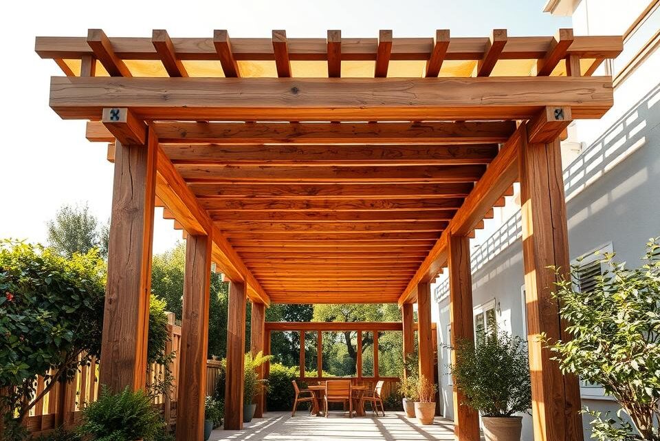 Welches Holz für die Terrassenüberdachung? Eine Übersicht