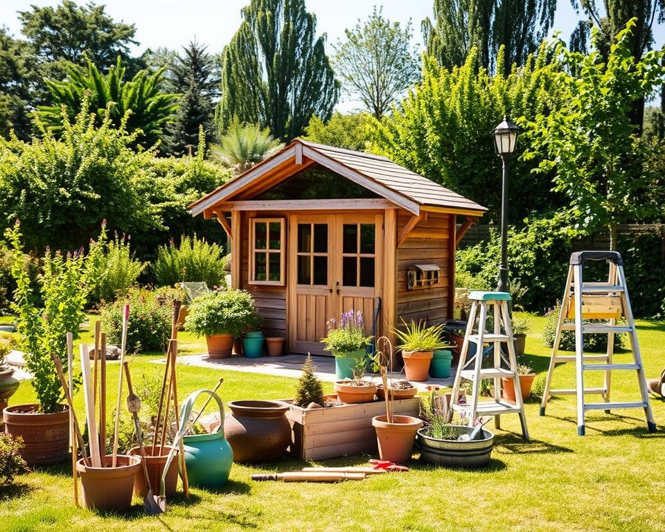 zeit montage gartenhaus