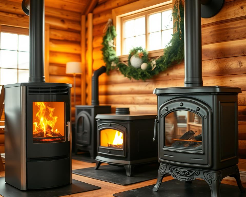 Auswahl moderner und klassischer Kaminöfen