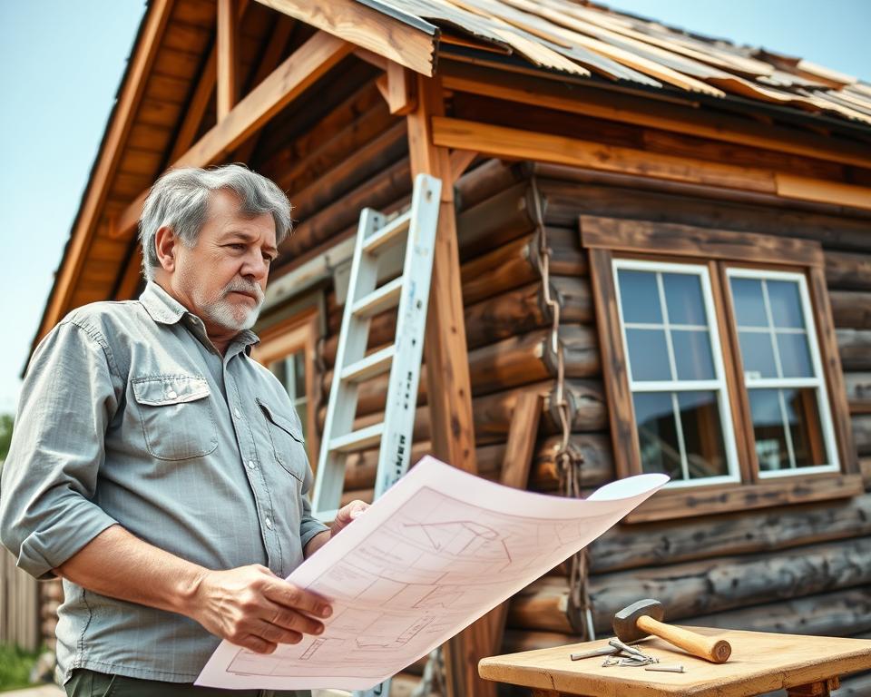 Anleitung: Wie kann man das Holzhaus-Dach komplett erneuern