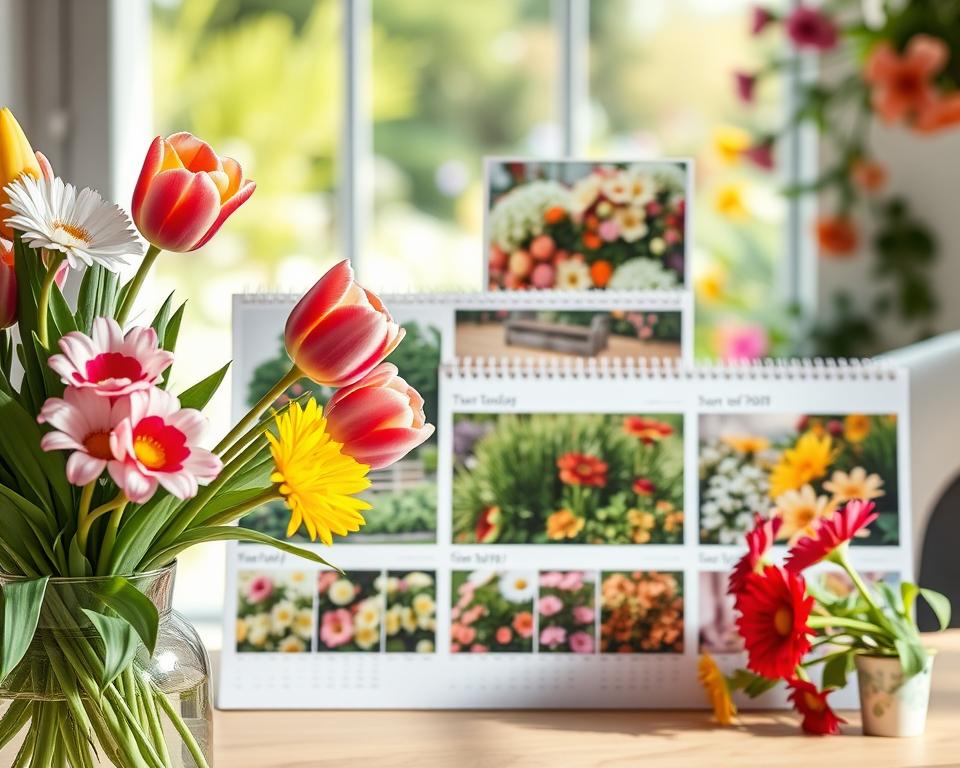 Fotokalender mit eigenen Gartenmotiven gestalten