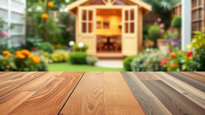 Gartenhaus Böden im Vergleich: Der große Guide