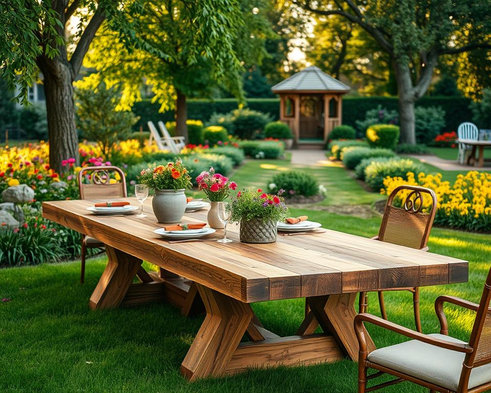 Gartentisch Design Inspiration