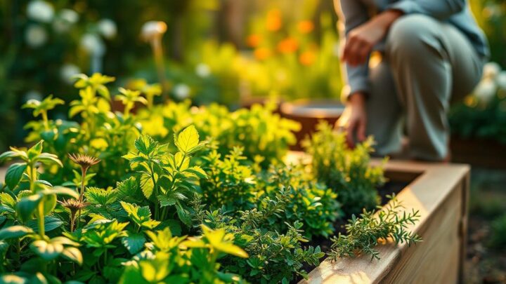 Hochbeet mit verschiedenen Kräutern bepflanzen – Tipps