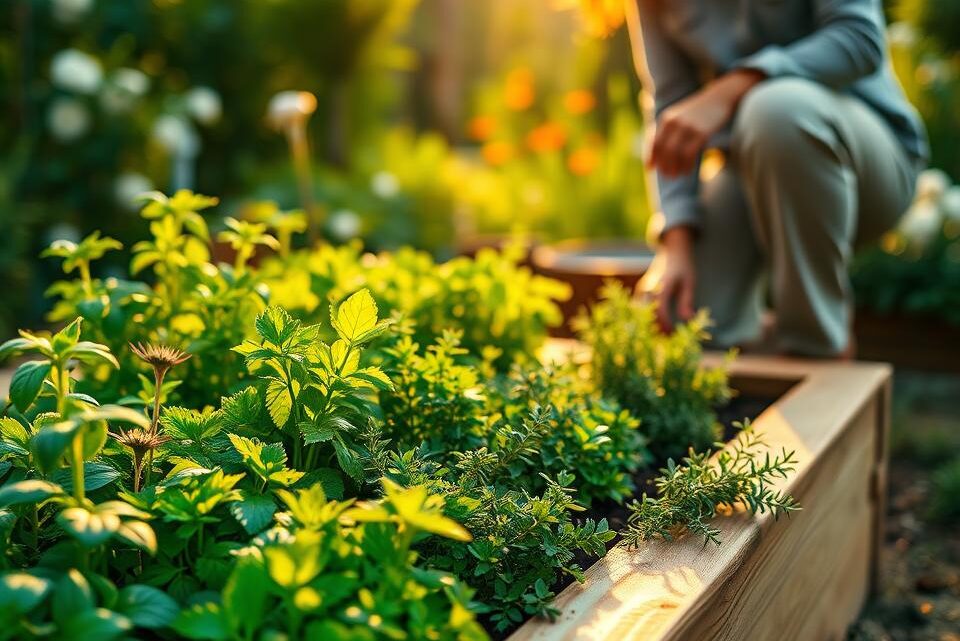 Hochbeet mit verschiedenen Kräutern bepflanzen – Tipps