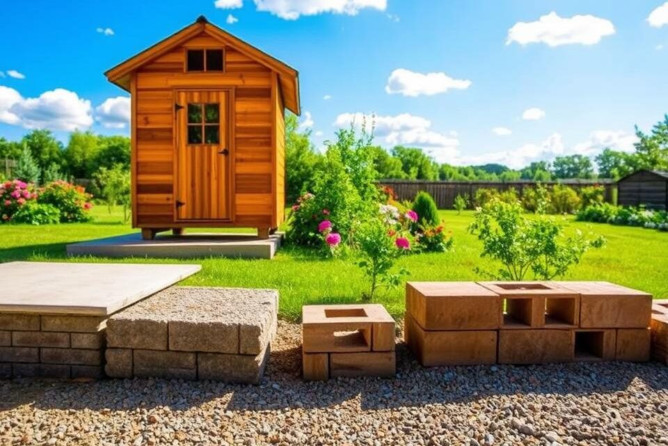 Holzhäuschen Fundamentarten: Ein Vergleich