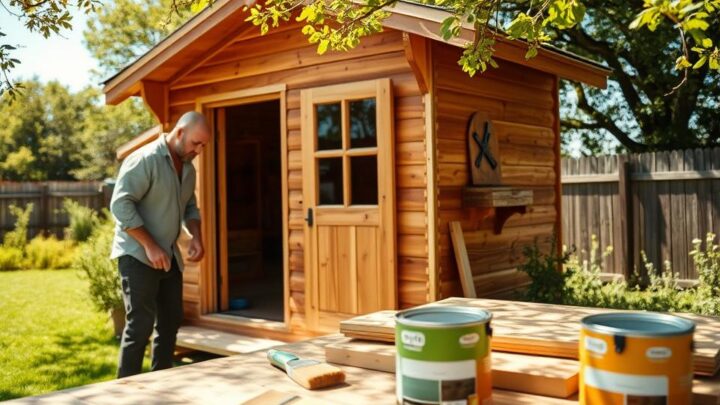 Holzhäuschen renovieren: So gelingt Ihre Renovierung