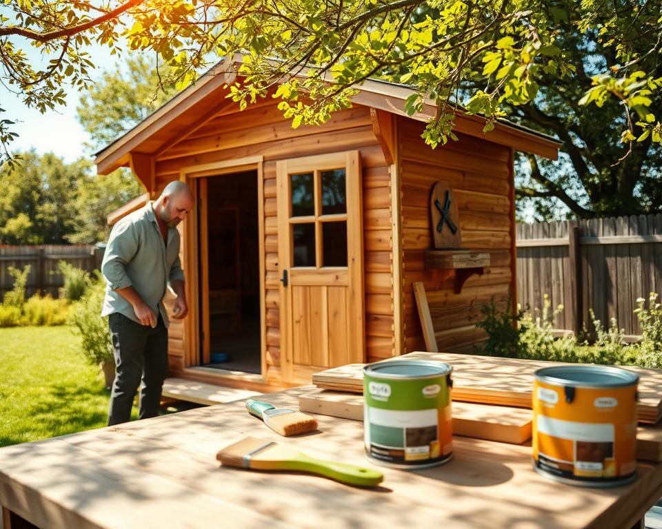 Holzhäuschen renovieren: So gelingt Ihre Renovierung