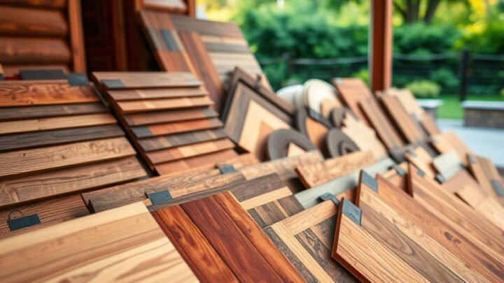 Die besten Materialien, um Ihr Holzhäuschen zu verkleiden