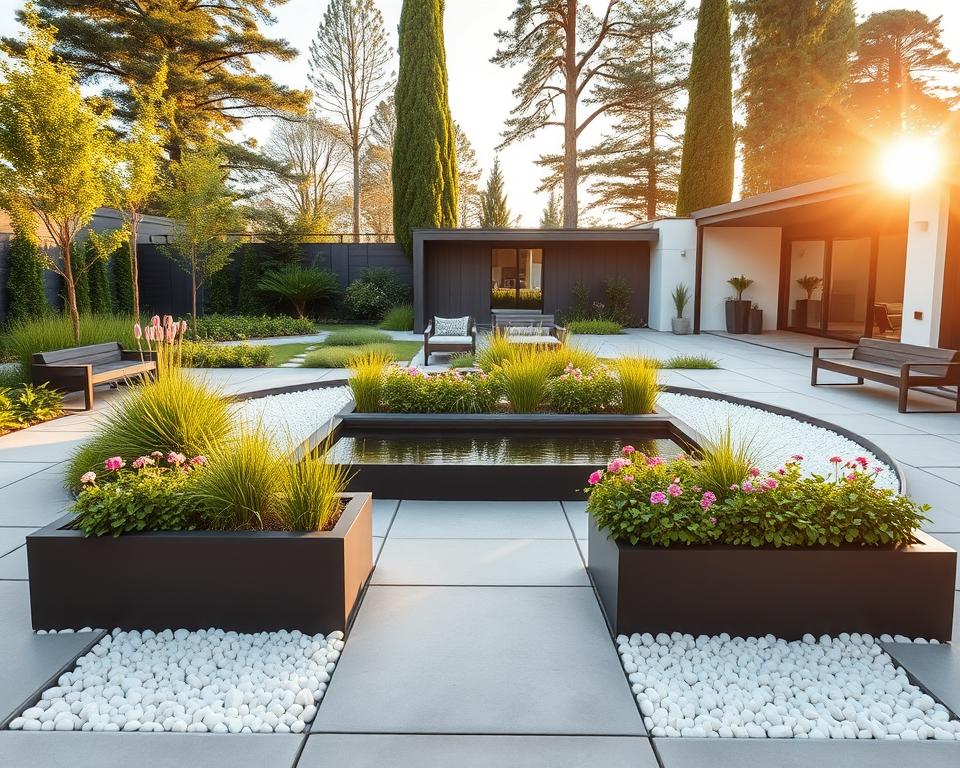 Moderner Designgarten Gestaltung