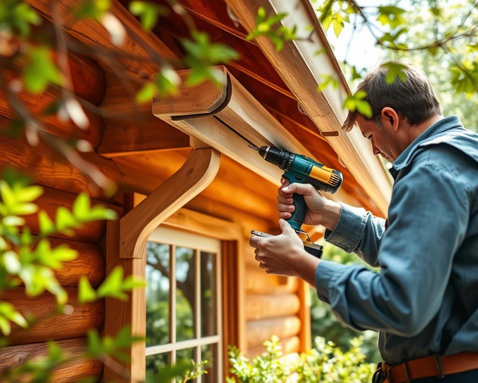 Montageprozess Dachrinne Montageprozess Dachrinne