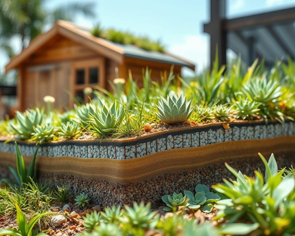 Schichtaufbau Gründach Schichtaufbau Gründach