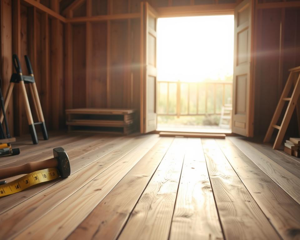 Schritt für Schritt Anleitung Gartenhaus Boden