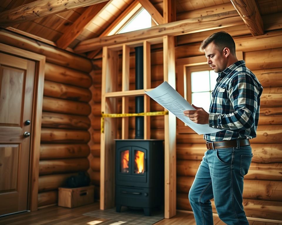 Sicherheitsabstände Kaminofen Installation