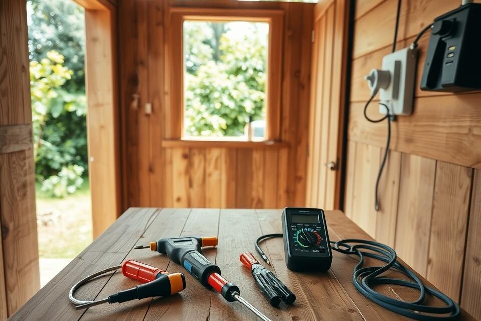 So installieren Sie Strom im Holzhäuschen sicher und effizient